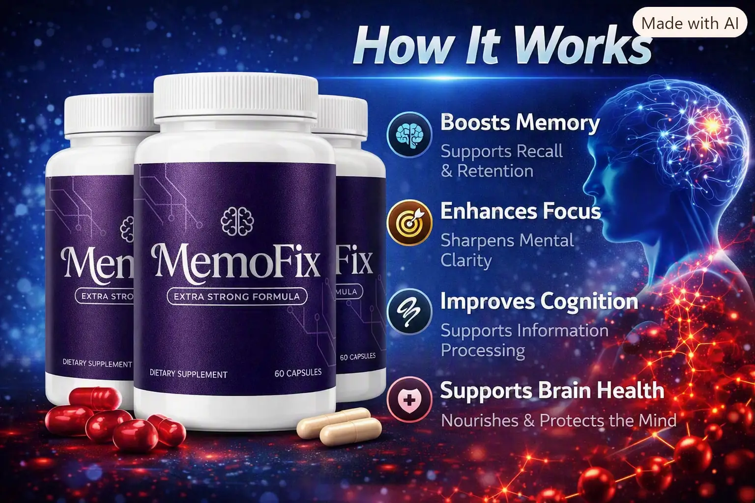 How MemoFix works infographic
